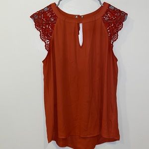 Express laced short sleeve shirt